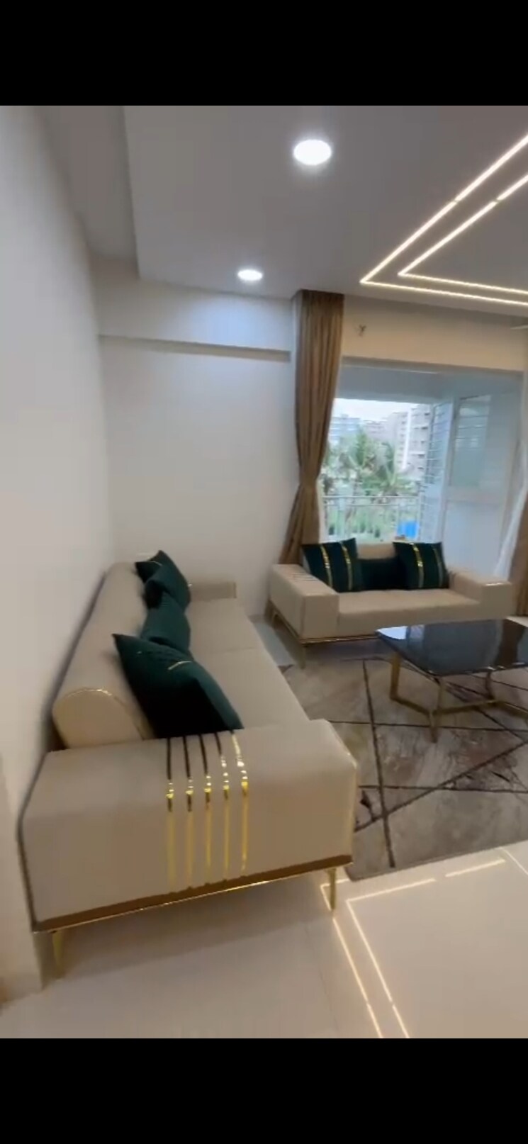 Living Room, ar-atlas 3 Bedroom 1058 Sq.Ft. Apartment In Wakad Pune 9567975