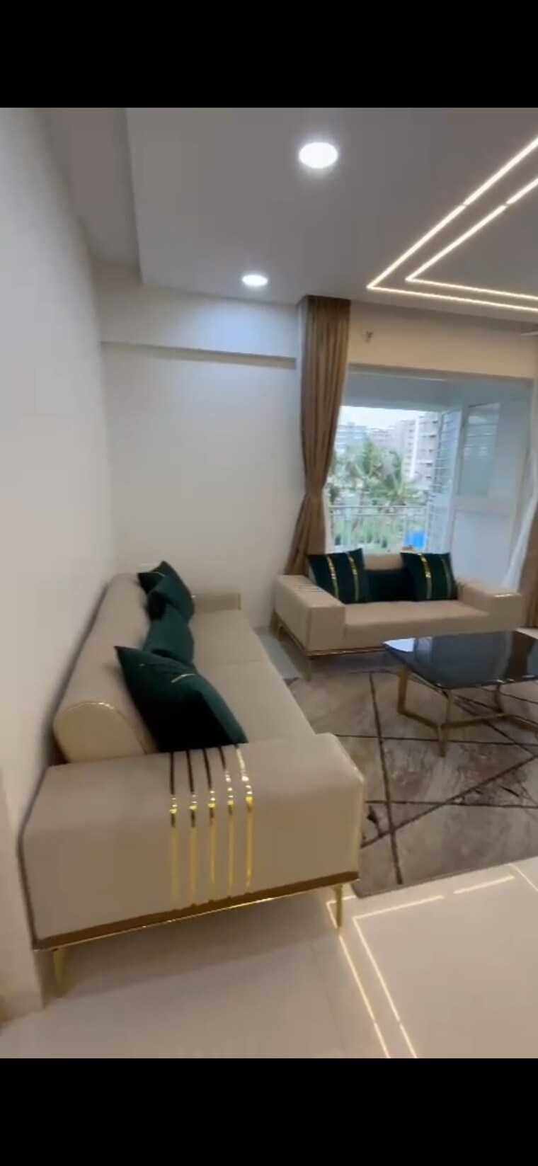 Living Room, ar-atlas 3 Bedroom 1058 Sq.Ft. Apartment In Wakad Pune 9567975