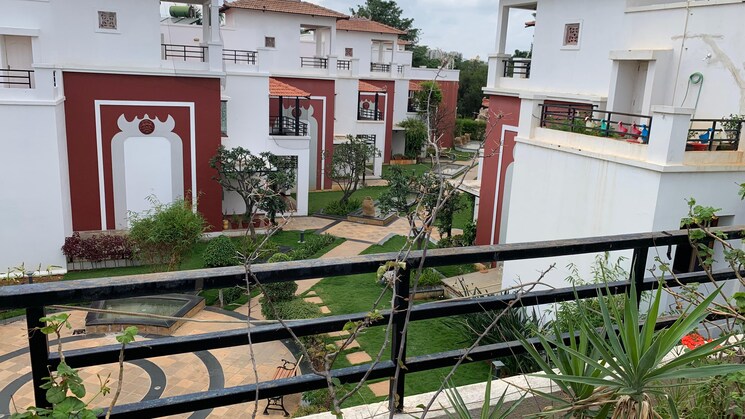 Balcony, value-designbuild-nusa-dua-phase-2 4 Bedroom 3828 Sq.Ft. Villa In Whitefield Bangalore 9567498