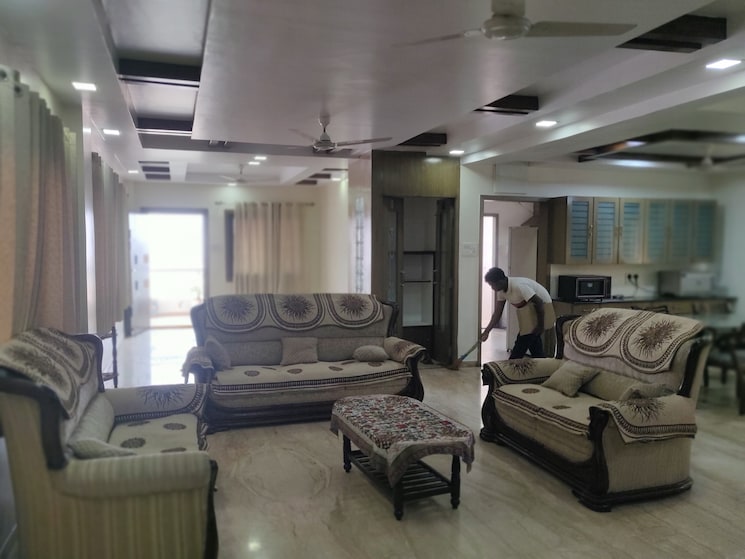 Living Room, hill-view-banjara-hills 4 Bedroom 4000 Sq.Ft. Penthouse In Banjara Hills Hyderabad 9567914