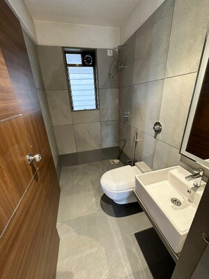 Bathroom in 3 BHK Apartment at Rustomjee Crown, Prabhadevi – for Sale