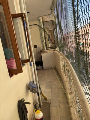 Balcony in 3 BHK Apartment at New Generation Maple Apartments, Dhakoli – for Sale