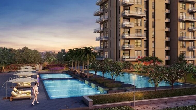 Swimming Pool, vatika-sovereign-park 5 Bedroom 3455 Sq.Ft. Apartment In Sector 99 Gurgaon 9568140