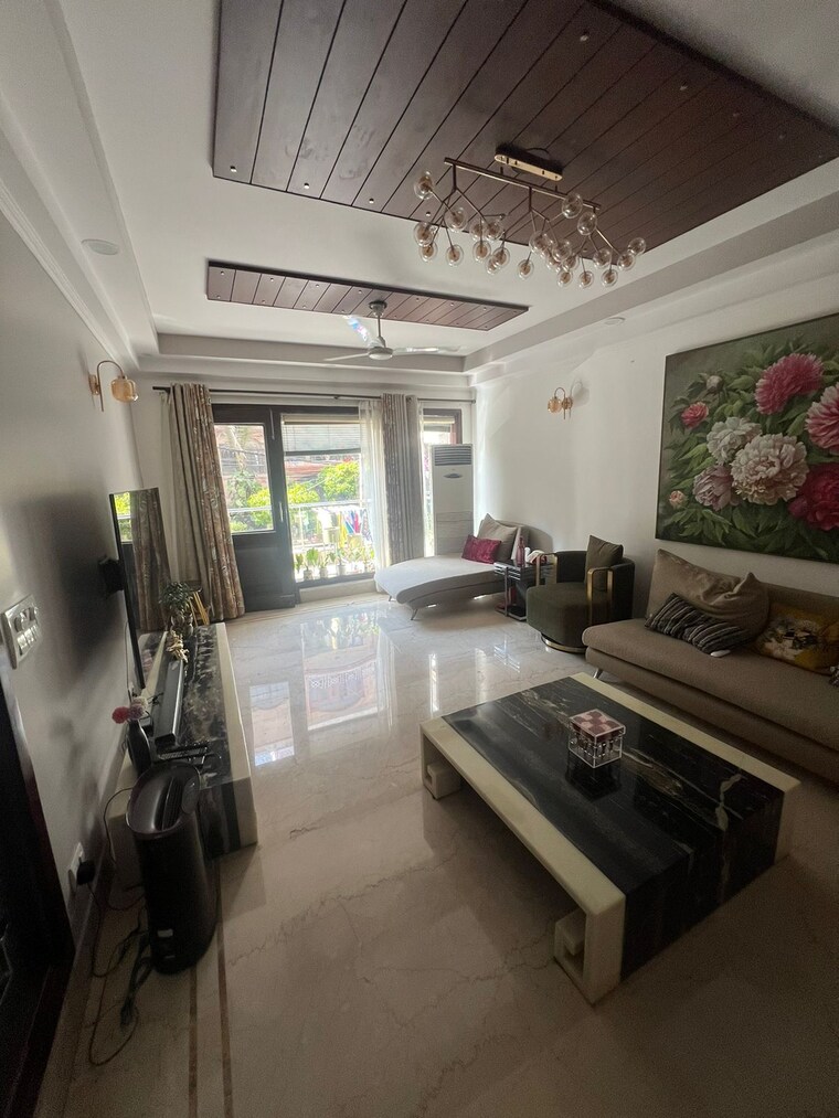 Living Room, kailash colony 3 Bedroom 2000 Sq.Ft. Apartment In Kailash Colony Delhi 9568291