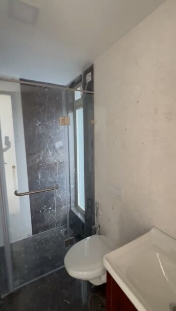 Attached Bathroom in 3 BHK Apartment at Ekta Tripolis, Goregaon West – for Rent