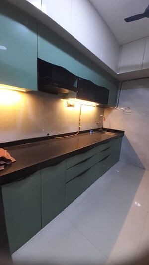 Kitchen in 1 BHK Apartment at New Saraswati CHS, Kandivali East – for Rent