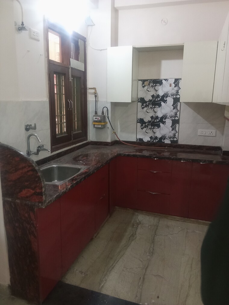 Kitchen, westend-apartment 2 Bedroom 500 Sq.Ft. Builder Floor In Rohini Delhi 9568435