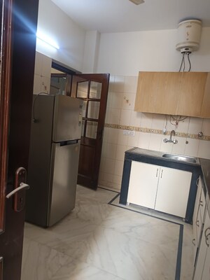 Kitchen in 3 BHK Builder Floor at Ansal Sushant Lok I, Sector 43 – for Rent