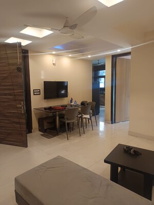 Living Room in 3 BHK Builder Floor at Ansal Sushant Lok I, Sector 43 – for Rent