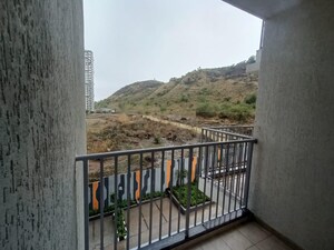 Balcony in 1 BHK Apartment at Godrej Hillside 2, Mahalunge – for Rent