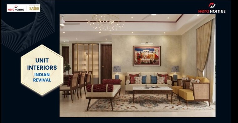 Living Room, sector 104 2 Bedroom 1099 Sq.Ft. Apartment In Sector 104 Gurgaon 9568538