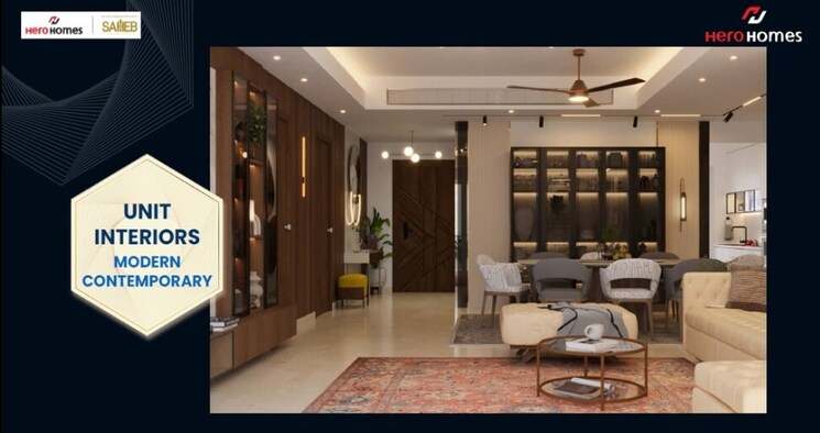 Living Room, sector 104 2 Bedroom 1099 Sq.Ft. Apartment In Sector 104 Gurgaon 9568538