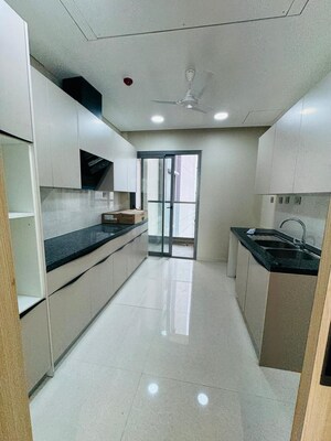 Kitchen in 4 BHK Apartment at Rustomjee Crown, Prabhadevi – for Rent