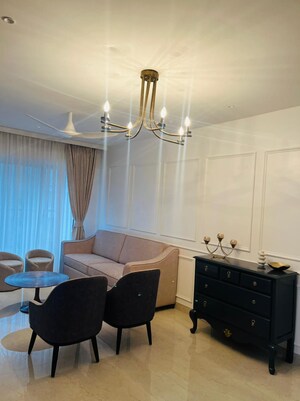 Living Room in 3 BHK Apartment at Supreme Estia Phase 1, Baner – for Rent