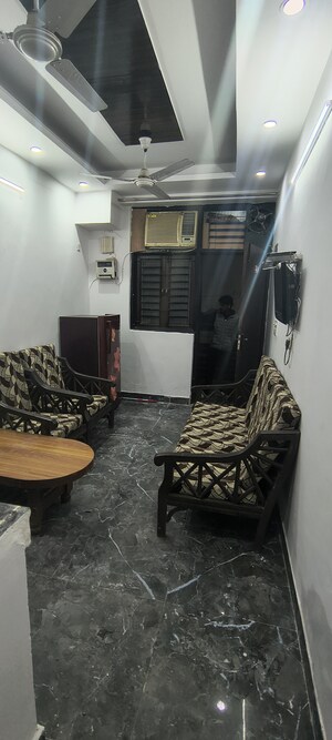 Living Room in 1 BHK Builder Floor at Khirki Extension – for Rent