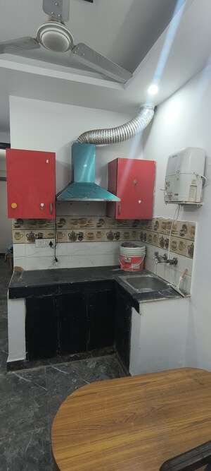 Living Room in 1 BHK Builder Floor at Khirki Extension – for Rent