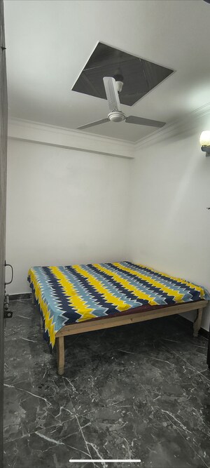 Bedroom in 1 BHK Builder Floor at Khirki Extension – for Rent