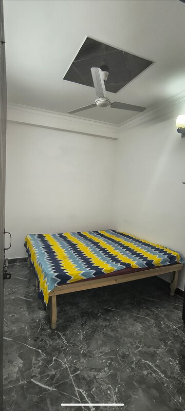 Bedroom in 1 BHK Builder Floor at Khirki Extension – for Rent
