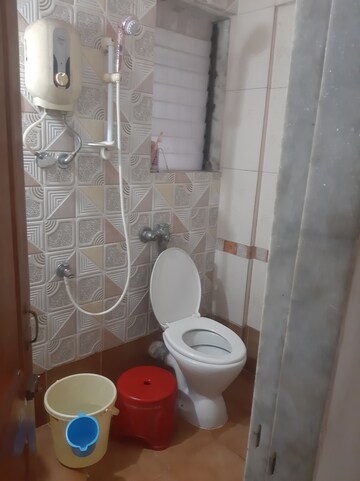 Bathroom in 1 BHK Apartment at Mayuresh Park, Bhandup West – for Rent