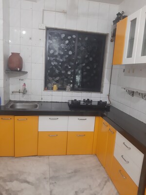 Kitchen in 1 BHK Apartment at Sai Srishti, Bhandup West – for Rent