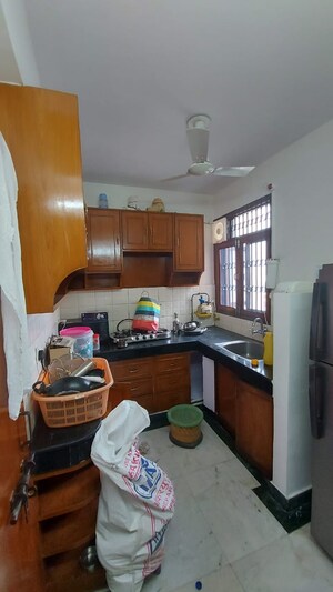 Kitchen in 3 BHK Apartment at Mahalaxmi Apartments Gurgaon, Sector 43 – for Rent