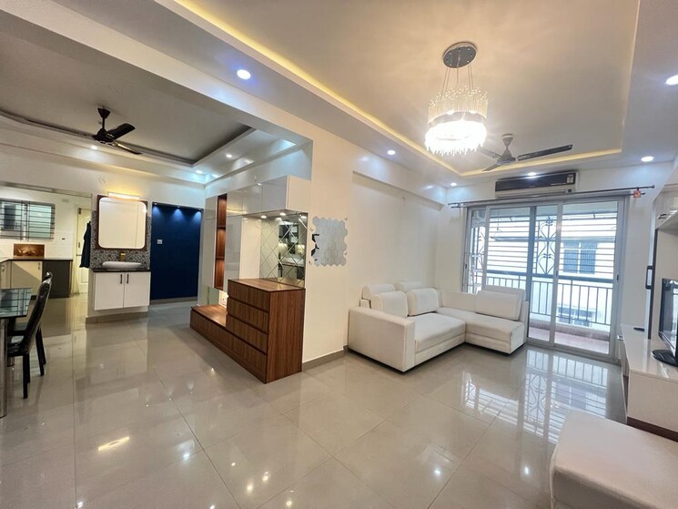 Living Room, sv-brindavanam 2 Bedroom 1200 Sq.Ft. Apartment In Panathur Bangalore 9569822