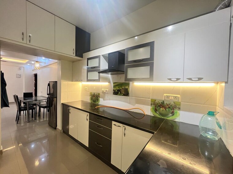 Kitchen, sv-brindavanam 2 Bedroom 1200 Sq.Ft. Apartment In Panathur Bangalore 9569822