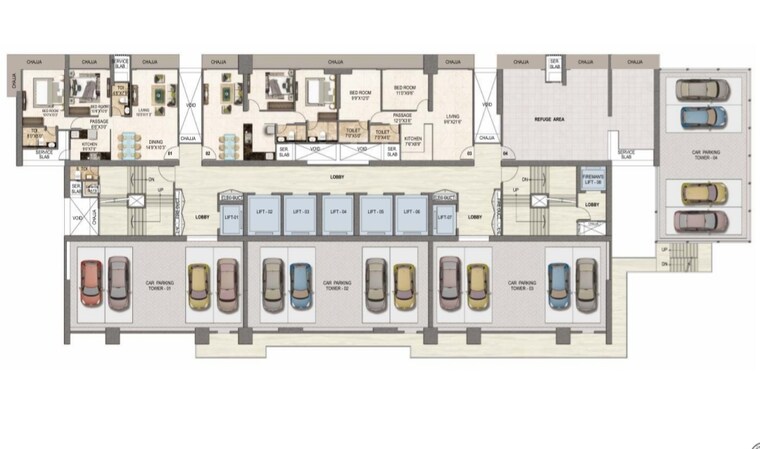 Floor Plan, kandivali west 2 Bedroom 650 Sq.Ft. Apartment In Kandivali West Mumbai 9569830