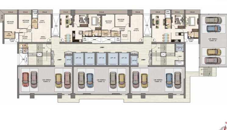 Floor Plan, kandivali west 2 Bedroom 650 Sq.Ft. Apartment In Kandivali West Mumbai 9569830