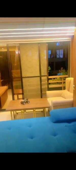 Living Room in 2 BHK Apartment at Poonam Park View, Virar West – for Rent