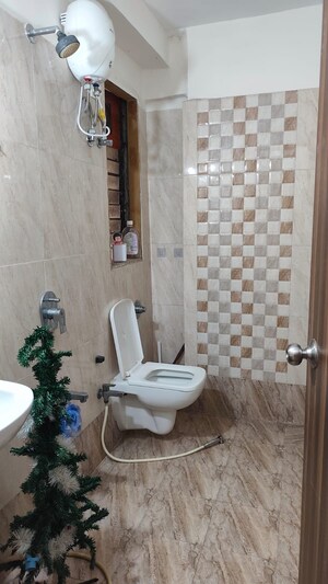 Bathroom in 3 BHK Apartment at Solitaire Malad West, Malad West – for Rent