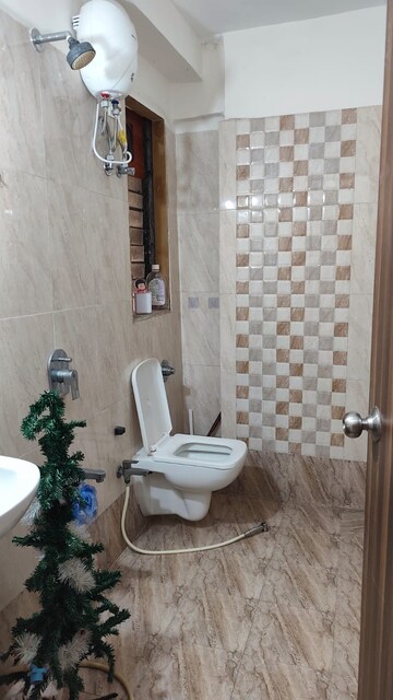 Bathroom in 3 BHK Apartment at Solitaire Malad West, Malad West – for Rent