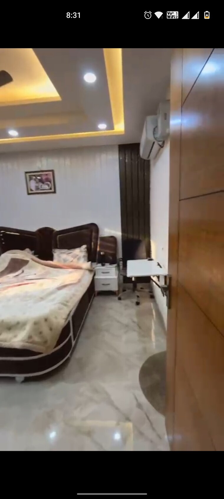 Master Bedroom, bptp-park-81 3 Bedroom 180 Sq.Yd. Builder Floor In Sector 81 Faridabad 9569894