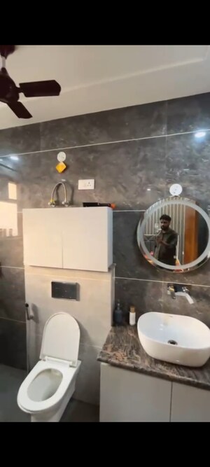 Bathroom in 3 BHK Builder Floor at BPTP Park 81, Sector 81 – for Rent