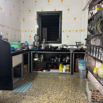 Kitchen in 1 BHK Apartment at Dombivli East – for Rent