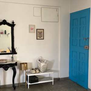 Living Room in 2 BHK Apartment at Marine View CHSL, Suresh Nagar – for Rent