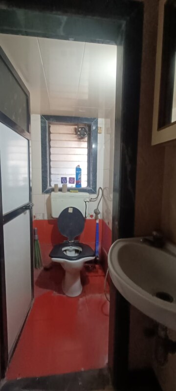 Bathroom in 1 BHK Apartment at Alpa Park CHS, Ghatkopar West – for Rent