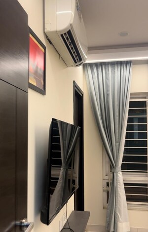 Staircase in 3 BHK Apartment at Sumadhura Acropolis, Gachibowli – for Rent