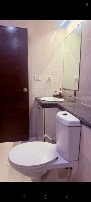 Bathroom in 3 BHK Apartment at Mahagun Mirabella, Sector 79 – for Rent