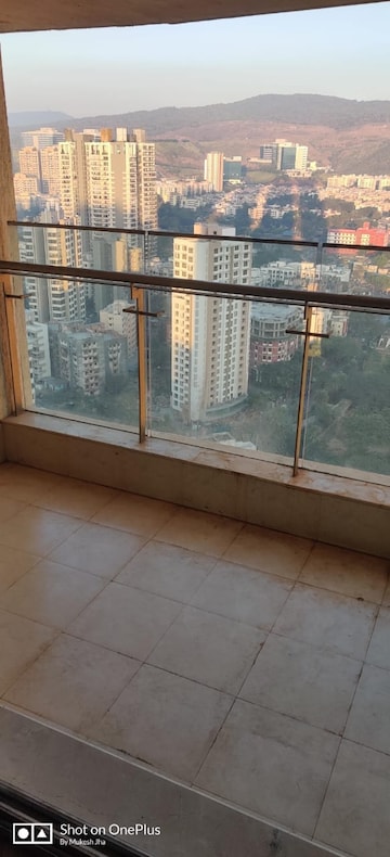 Balcony in 3 BHK Apartment at DB Woods, Goregaon East – for Rent