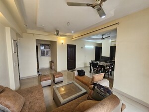 Living Room in 3 BHK Apartment at Crossing Republik, Crossing Republic – for Sale