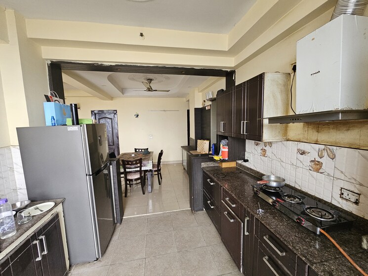 Kitchen, crossing-republik 3 Bedroom 1600 Sq.Ft. Apartment In Crossing Republic Ghaziabad 9570007