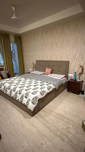 Bedroom in 3 BHK Builder Floor at Panchsheel Enclave – for Sale