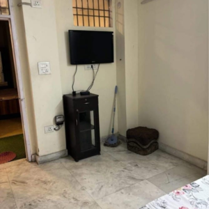 Living Room in 1 BHK Builder Floor at Malviya Nagar – for Rent