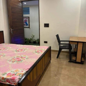Bedroom in 1 BHK Builder Floor at Malviya Nagar – for Rent