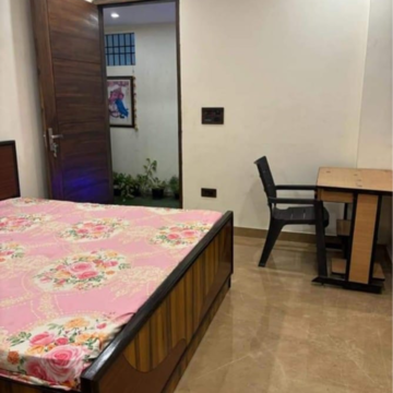 Bedroom in 1 BHK Builder Floor at Malviya Nagar – for Rent