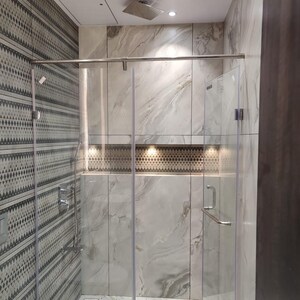 Bathroom in 2 BHK Apartment at Indiabulls Blu, Worli – for Rent