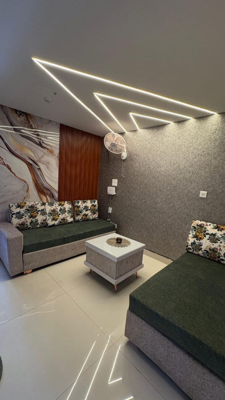 Living Room, sav-gulnaar-meadows 3 Bedroom 1800 Sq.Ft. Apartment In Ambala Highway Zirakpur 9570090