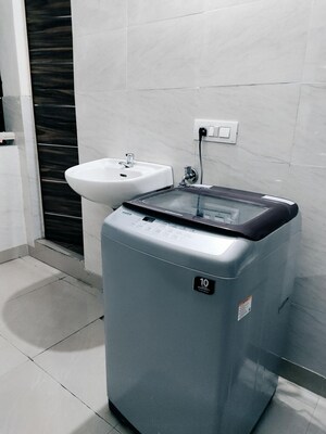 Kitchen in 1 RK Apartment at Jaipuria Sunrise Green, Lohgarh – for Rent