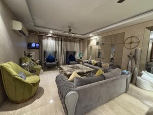 Living Room in 3 BHK Builder Floor at Greater Kailash I – for Rent